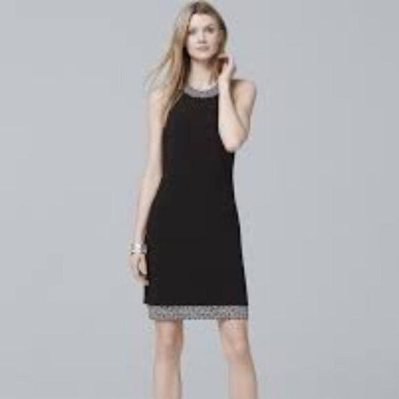 White House Black Market Reversible Dress NWT XXS - Picture 1 of 8